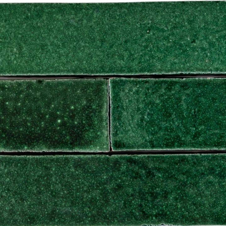 Isles Iona 6cm x 21cm skinny metro brick tiles, showing the tonal variation between the tiles