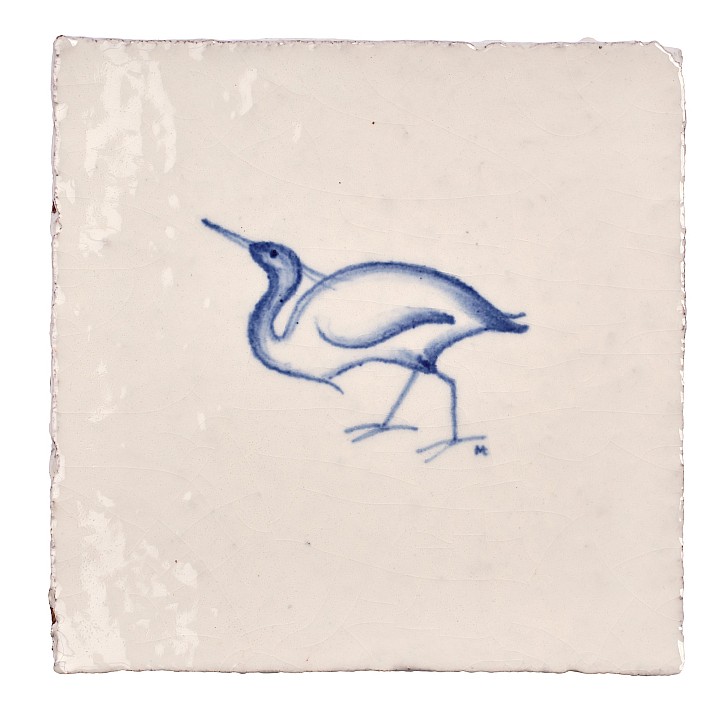 Wilding Egret by Marlborough Tiles
