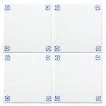Clover corner on Neutrals White rosalind