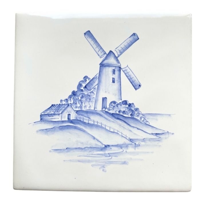 Hillside Windmil - 11 x 11cm Gloss Glaze, product variant image