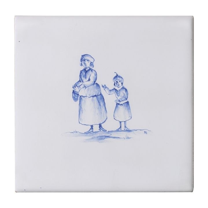 Mother and Child - 11 x 11cm Gloss Glaze, product variant image
