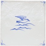 Cornish Delft Petrel Chalk White 11x11 rustic