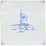 Cornish Delft Tin Mine Chalk White 11x11 rustic