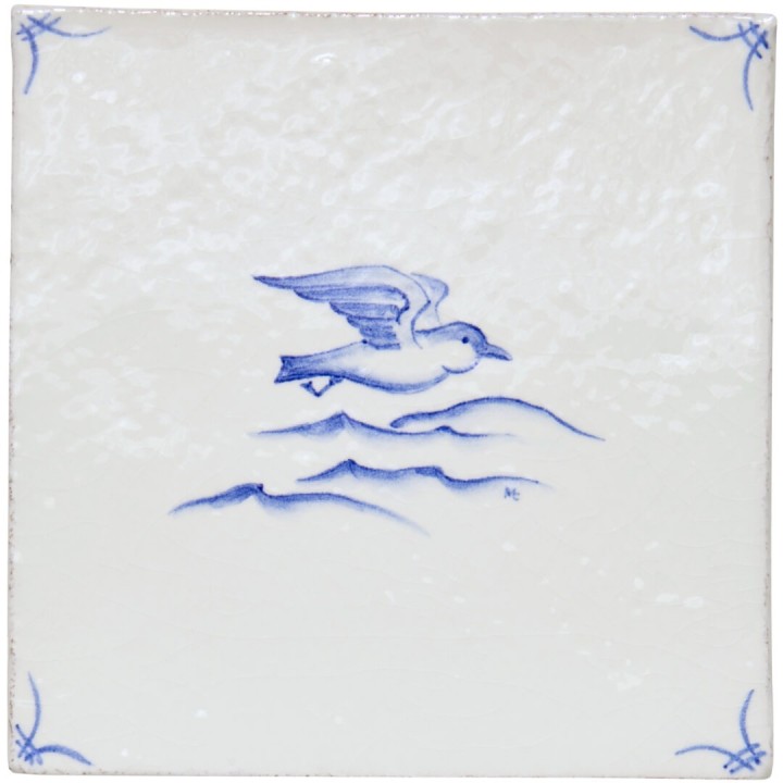 Cornish Delft Petrel Chalk White 11x11 rustic