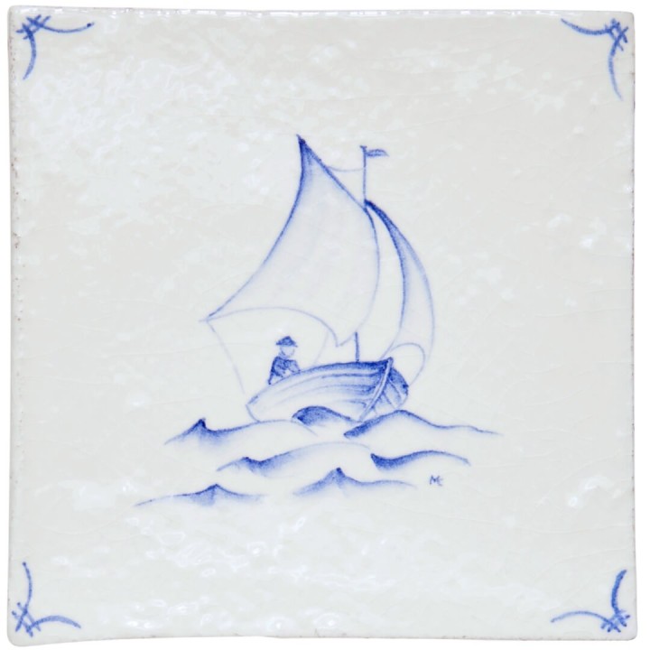 Cornish Delft Yacht Chalk White 11x11 rustic