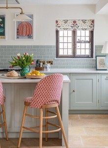 Seasons Day Break medium brick wall tiles in kitchen