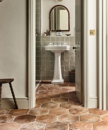 Andalucia Granada hexagon porcelain floor tiles