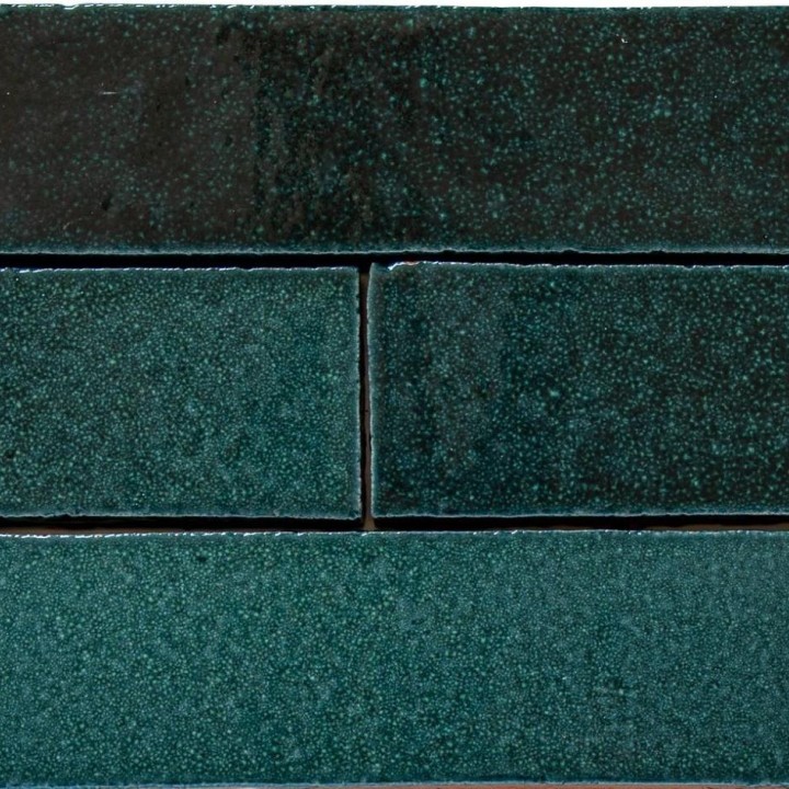 Isles Raasay 6cm x 21cm skinny metro brick tiles, showing the tonal variation between the tiles