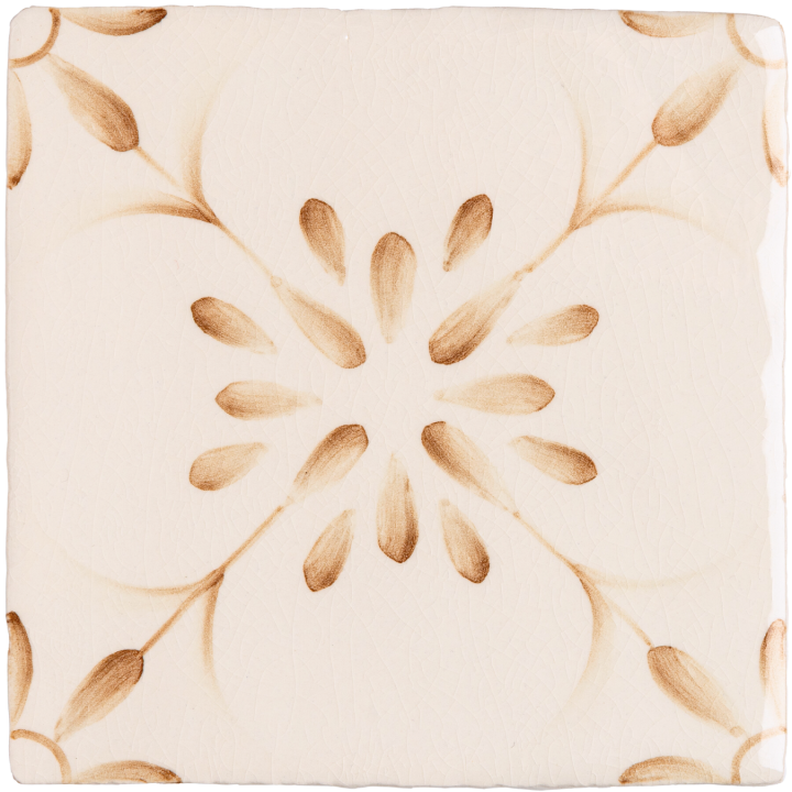 Patisserie Madeleine in Warm Umber on an Antique White background