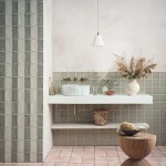 Provence Toulon and Miramar brick and square bathroom
