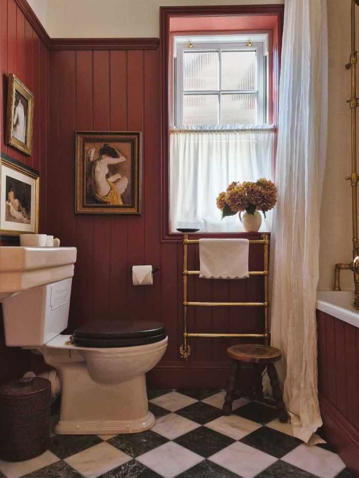 Sophie axton antique white bathroom