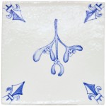 White Hart Mistletoe Chalk White cutout