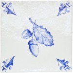 White Hart Oak Leaf Chalk White cutout