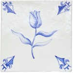 White Hart Tulip Chalk White cutout