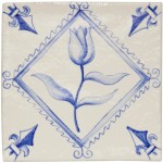 White Hart Tulip Diamond Antique White cutout