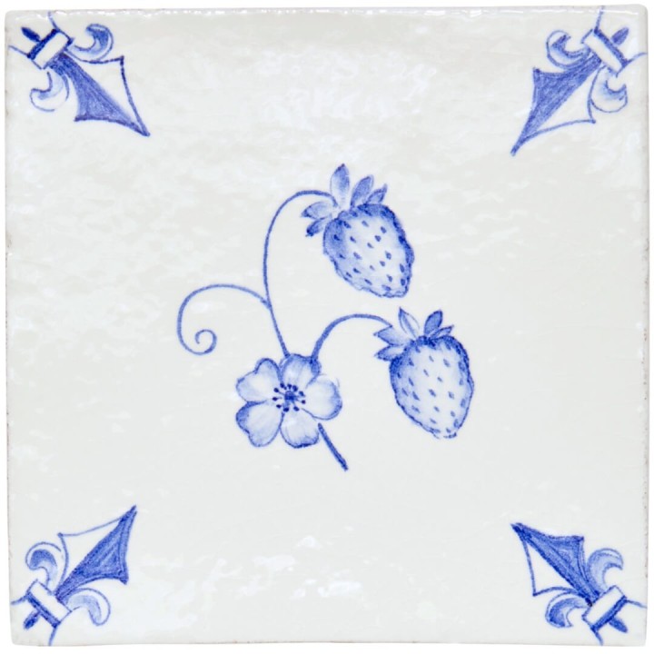 White Hart Wild Strawberry Chalk White cutout