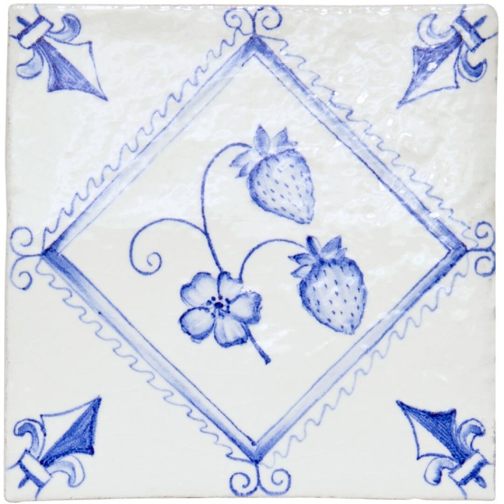 White Hart Wild Strawberry Diamond Chalk White cutout