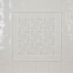 Emma Pattern Square tile in Sage Green