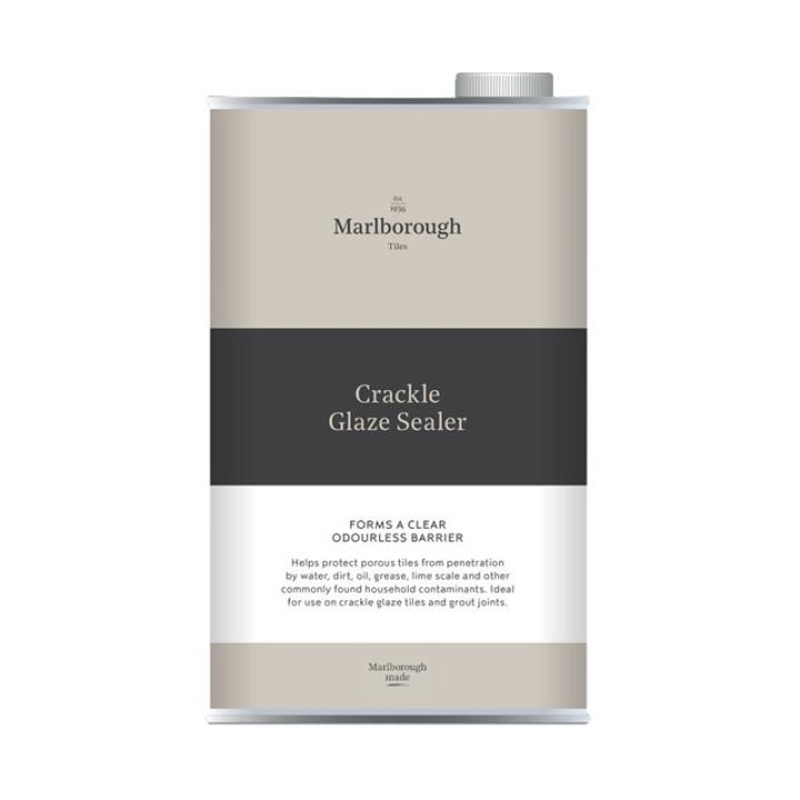 Crackle glaze sealer white