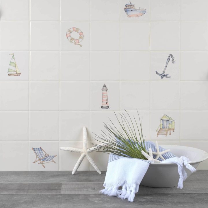 Hand Painted Artisan Wall Tiles, Hand Painted Ceramic Tiles Uk