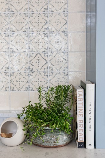 Ana collection powder blue tiles white hart studio