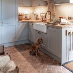 Andalucia Granada small brick floor tiles in a kitchen