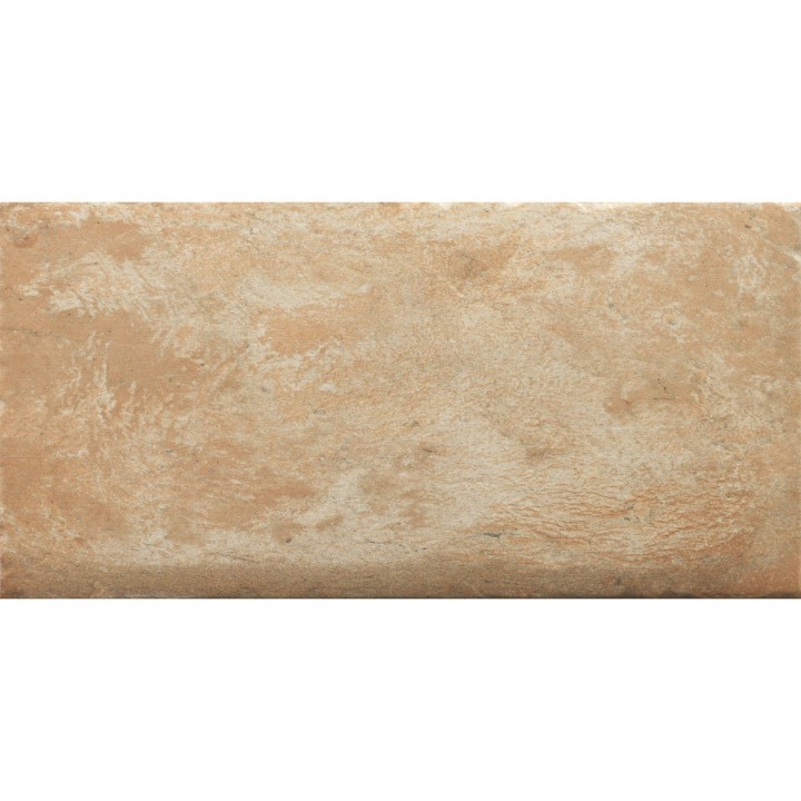 Cut out of pale terracorra Seville large brick tile