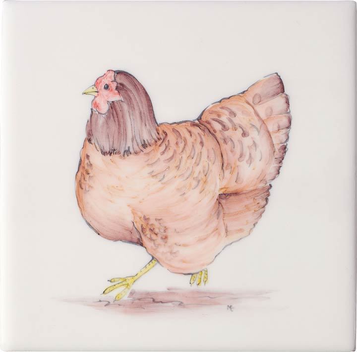 Brown Hen Square, product variant image