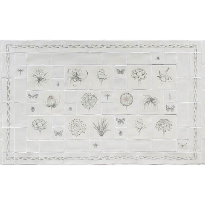 Botanical Etchings Panel