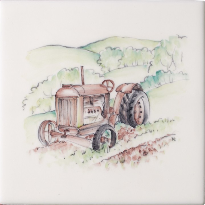 Bristish Countryside Vintage Tractor 1