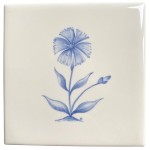 Cornflower rosalind ivory square