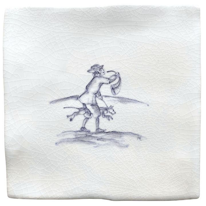 Hornblower sylvia chalk white square