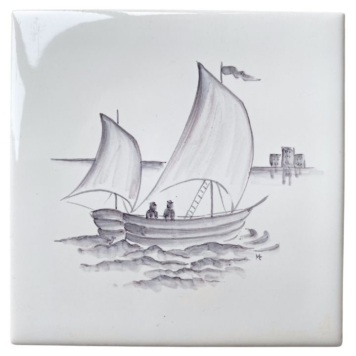 ketch sylvia white square