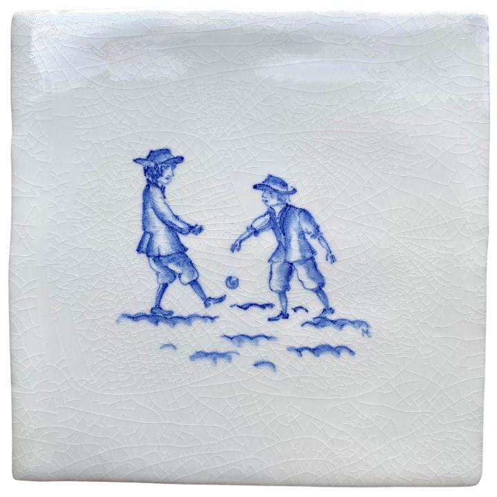 Ball Game - 13 x 13cm Crackle Glaze, product variant image