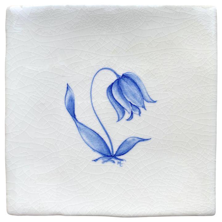 Bellflower - 13x13cm Crackle Glaze, product variant image