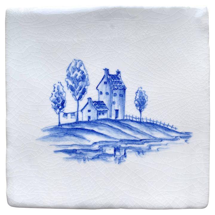 Farmhouse - 13 x 13cm Crackle Glaze, product variant image
