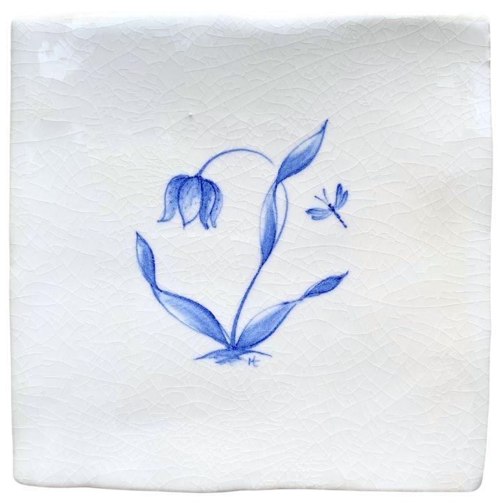 Fritillary - 13 x 13cm Crackle Glaze, product variant image