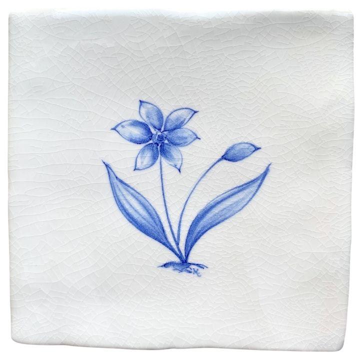 Grass Lily - 13 x 13cm Crackle Glaze, product variant image