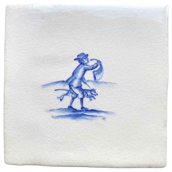 Hornblower - 13 x 13cm Crackle Glaze, product variant image