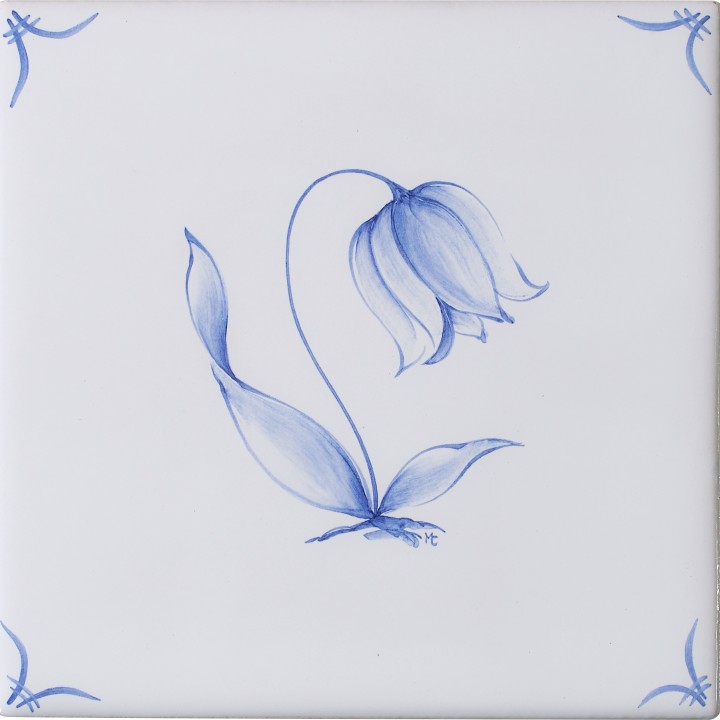 Classic Delft White Flowers 5