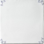 Contemporary Delft Antique White Corner Motif web