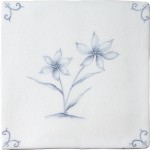 Contemporary Delft Antique White Flower 1 web