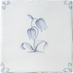 Contemporary Delft Antique White Flower 2 web