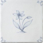 Contemporary Delft Antique White Flower 3 web