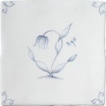 Contemporary Delft Antique White Flower 5 web