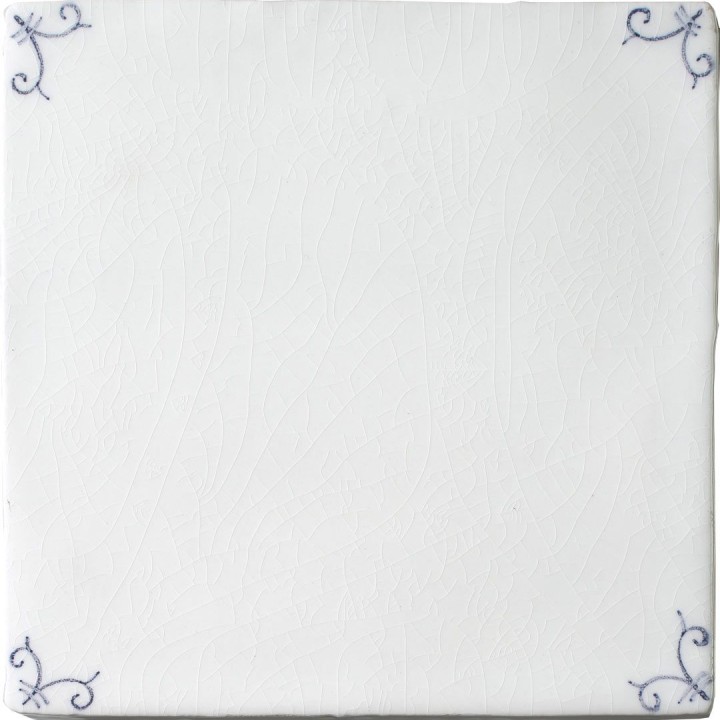 Contemporary Delft Antique White Corner Motif web