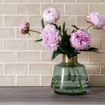 Contemporary Classics Field Mouse Brown metro brick wall tiles, finished with white grout