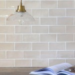 Contemporary Classic Hazelwood Taupe small brick wall tiles with white grout