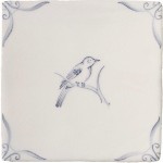 Delft Birds 1 on Antique White