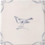 Delft Birds 2 on Antique White